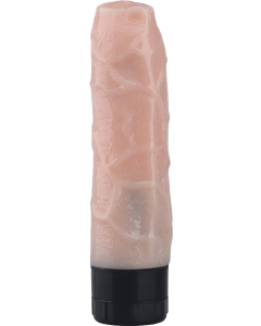 Vibrating Dildo 6.5" flesh