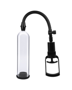 Penis Pump with sleeves 21cm. Clear/Black