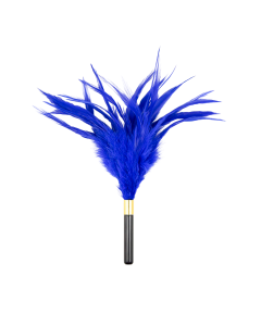 Feather tickler 25cm blue