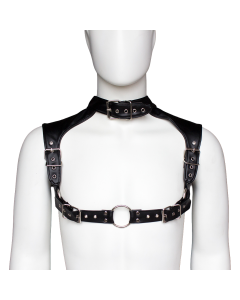 Adjustable Shoulder Belt Harness OS  Black