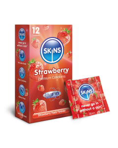 Skins Condoms Strawberry 8 (6-Pack)