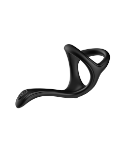 Double Cockring with Teaser nr.10 Black
