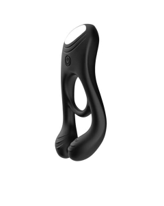 Veyron Vibrating Penis Ring With Remote Black
