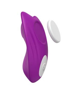 Butterfly Panty Vibrator with Remote Purple