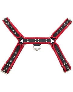 PVC OT H Front Harness - L-XL - Black/Red
