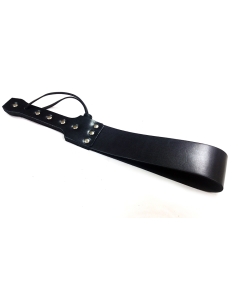 Leather Folded Paddle Black
