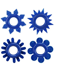 Cock Rings Set (Blue)