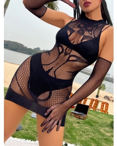 Dress with Gloves Set S/L