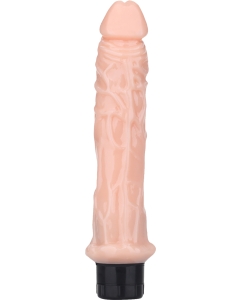 Vibrating Dildo 9.8" flesh