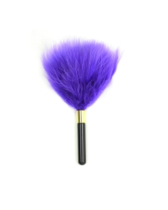 Feather tickler 18cm purple