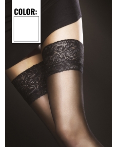 Milena Hold-up Stockings 20 DEN L white