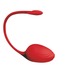 Vibrating Egg with Remote Red